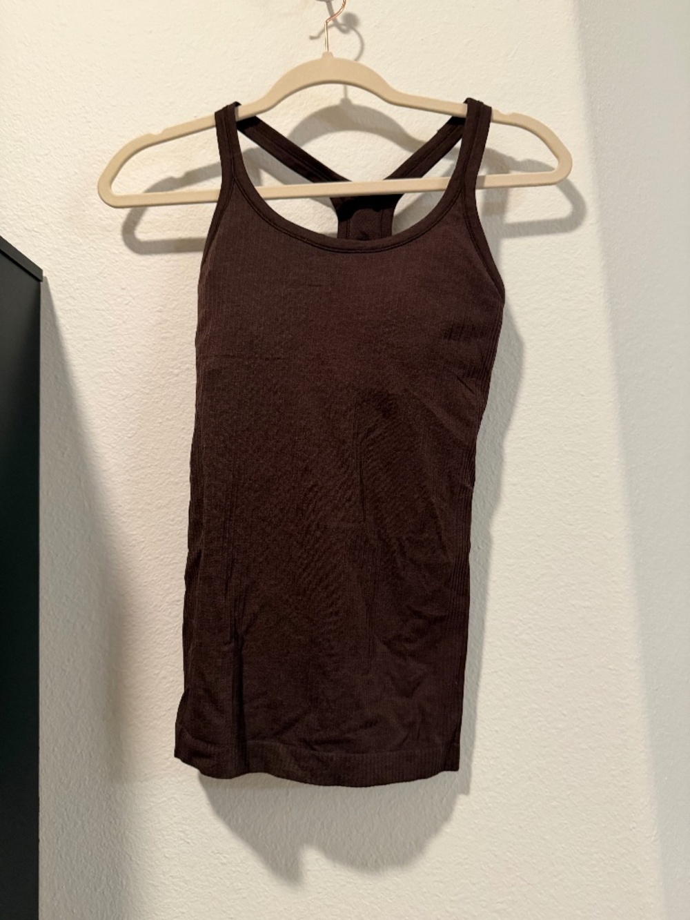 EUC Lululemon Espresso Ebb To Street Tank, Size 4